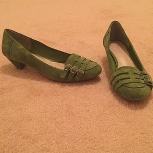 Green Suede Shoes